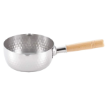 Yoshikawa 吉川 YH6752-YSK0022 18cm 不鏽鋼木製單柄雪平鍋